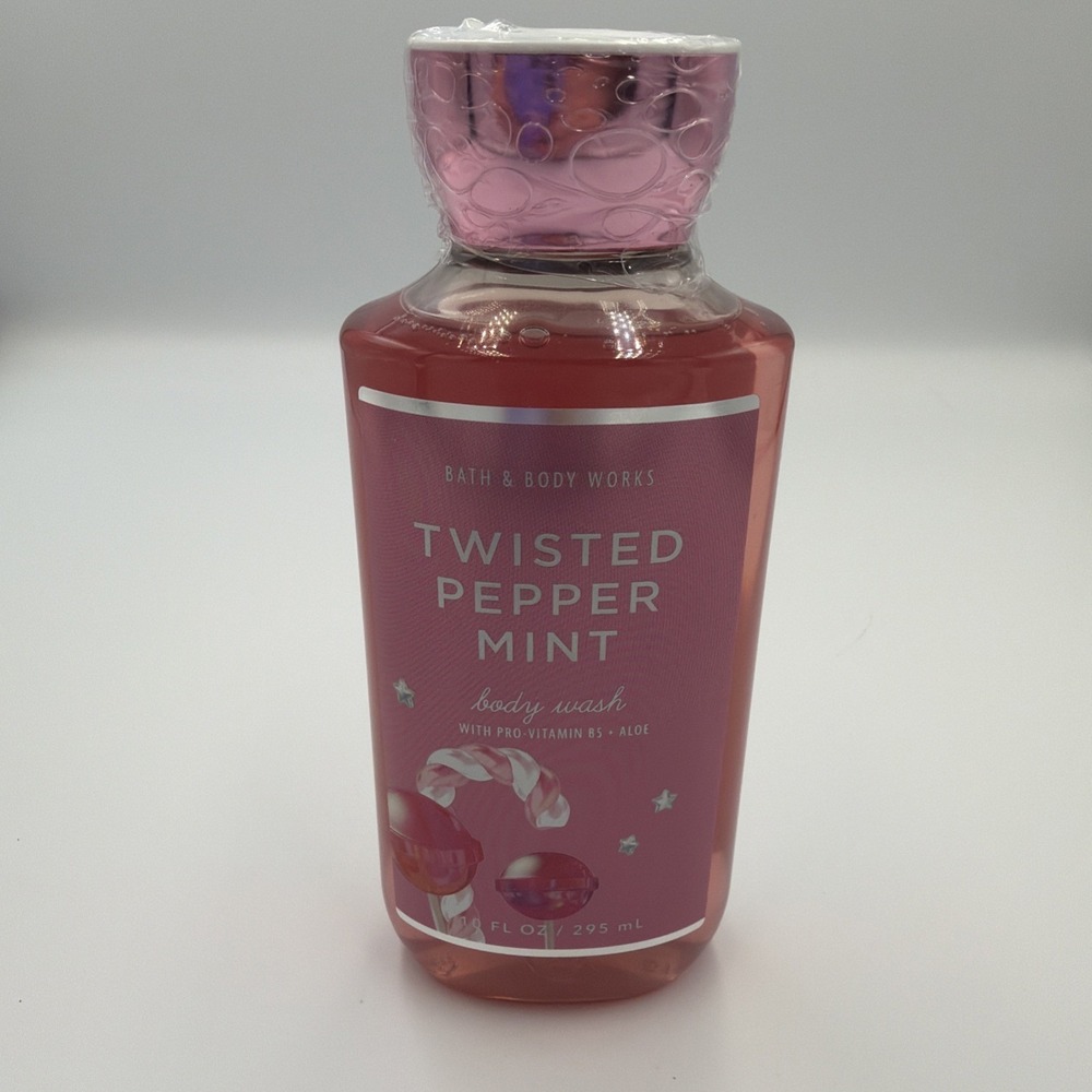 NEW Twisted Peppermint Body Wash Gel 10 oz Bath & Body Works